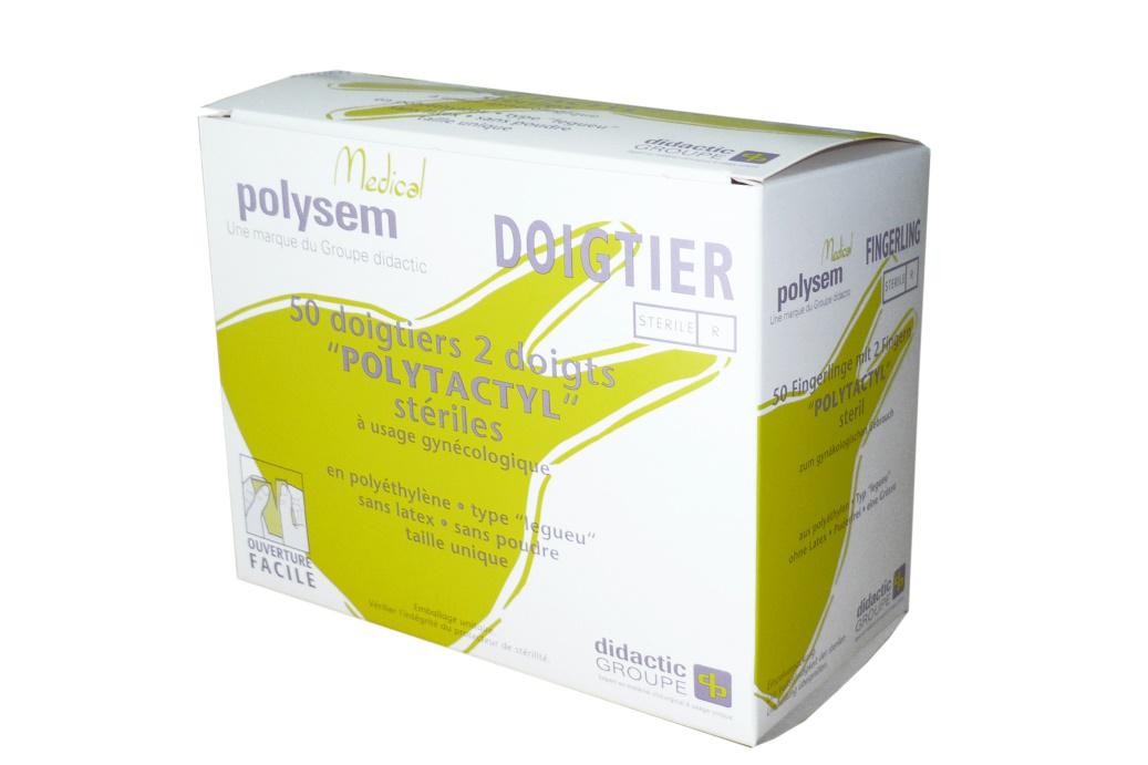 Gants en polyéthylène - gant doigtier deux doigts (STERILE)